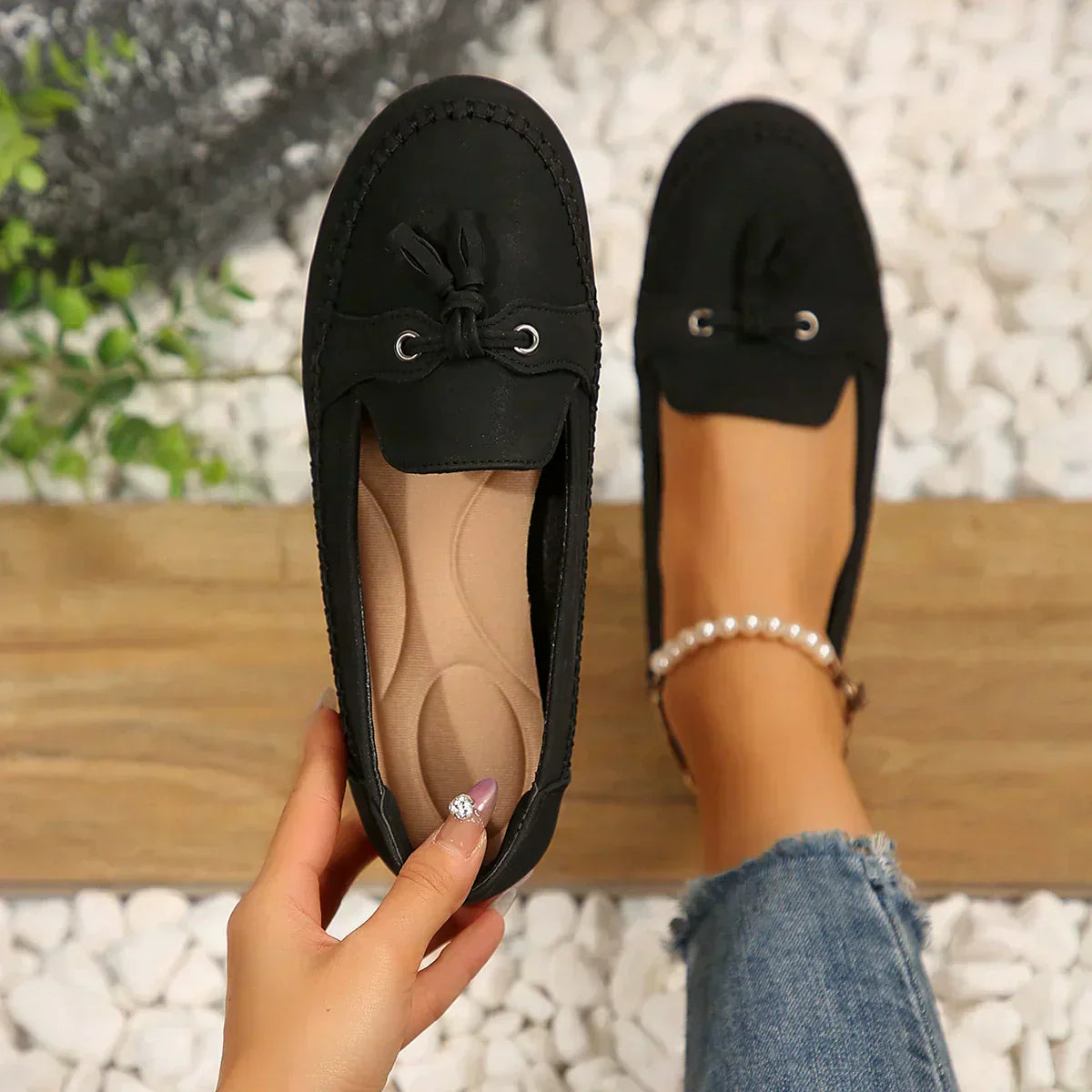 💖Útulné, vintage mokasíny pro ženy