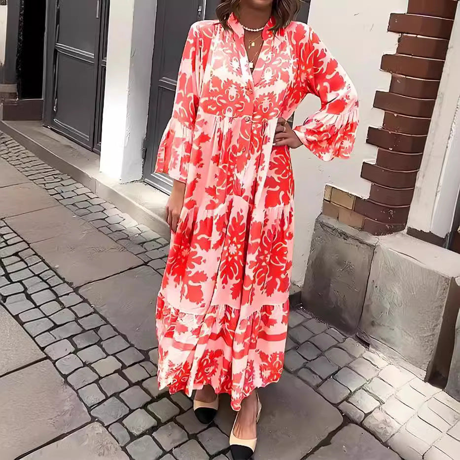【🌷S-4XL】🌸Dámské šaty s dlouhým rukávem