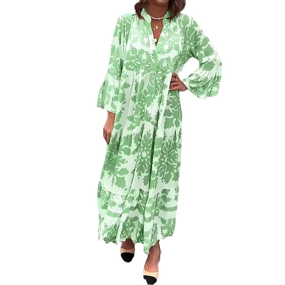 【🌷S-4XL】🌸Dámské šaty s dlouhým rukávem