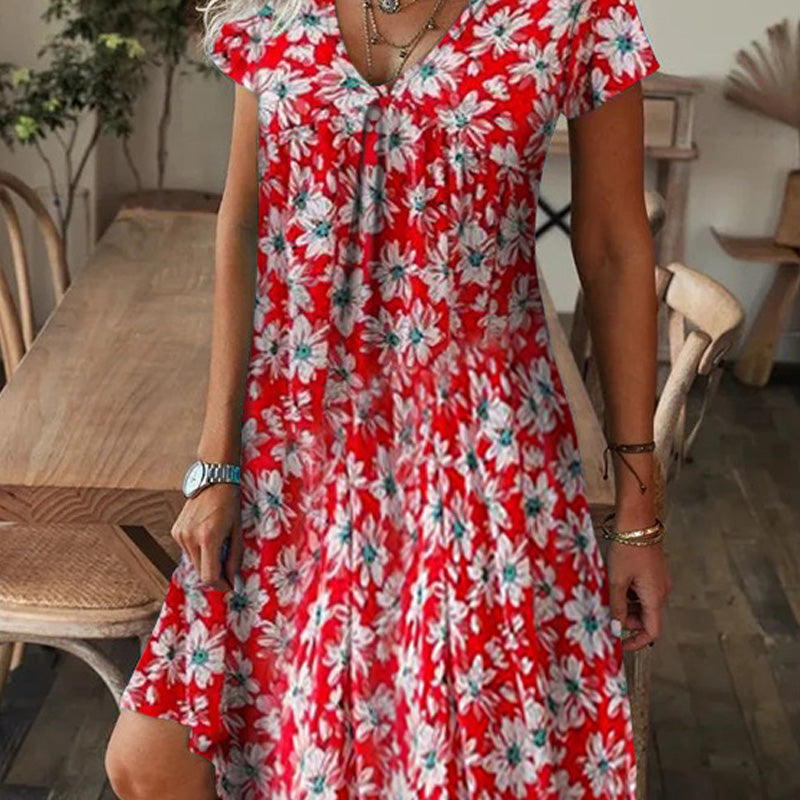 【M-3XL】🌺Elegantní květinové šaty