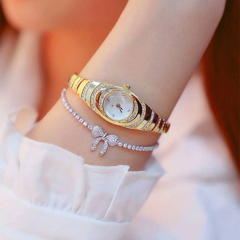 💎Dámské hodinky s křišťálovým náramkem⌚