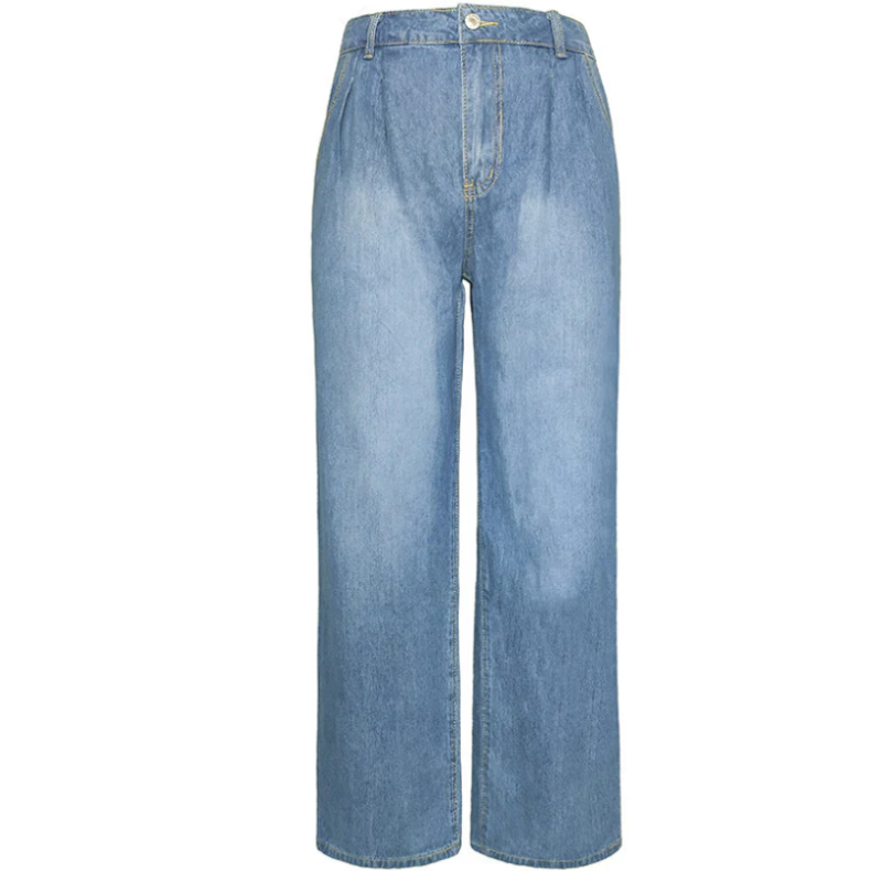 【S-3XL】👖💦Dámské ležérní džíny v sepraném stylu