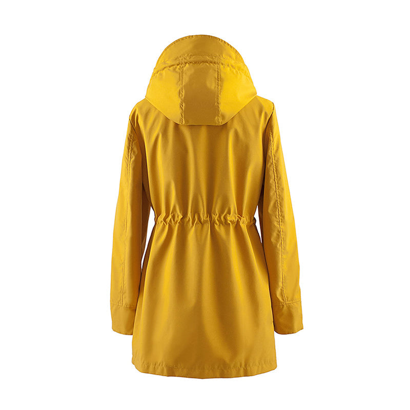 🧥Sleva 50 %🌧️💧 Jednoduchá, nepromokavá a větruodolná bunda, větruodolná bunda s kapucí🍃