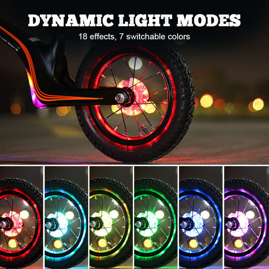 🌈 Barevné světlo na náboji kola 🚴‍♂️💡