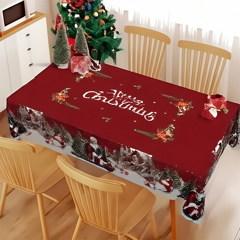 🦌Veselý, klasický vánoční ubrus🎄🎁