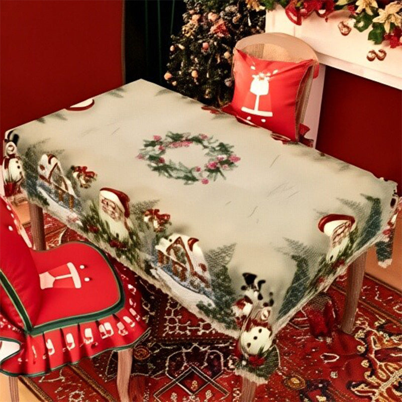 🦌Veselý, klasický vánoční ubrus🎄🎁