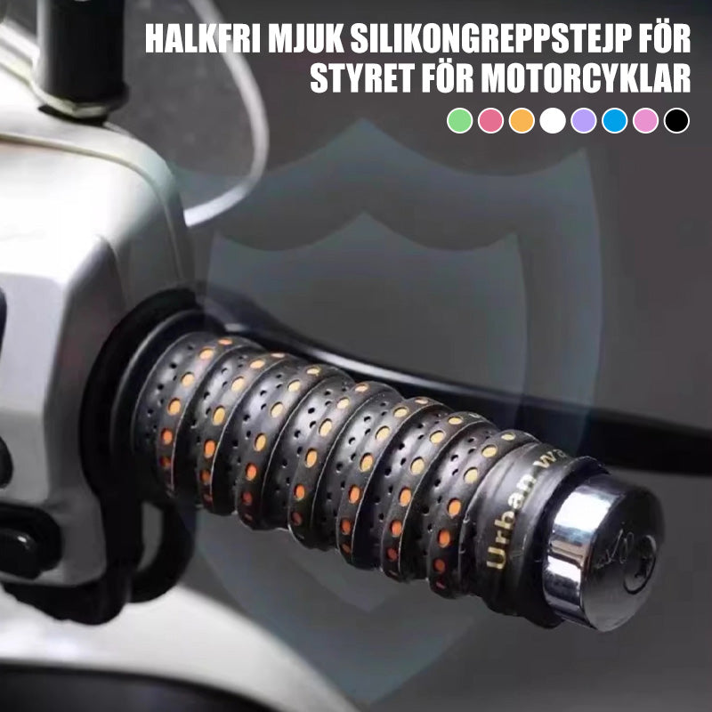 Protiskluzová měkká silikonová páska na řídítka motocyklu