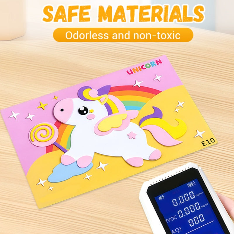 🧩🎨DIY 3D samolepky z EVA materiálu pro děti🎁