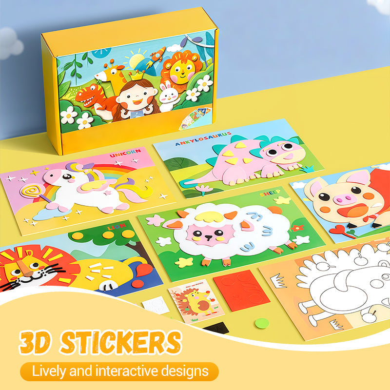 🧩🎨DIY 3D samolepky z EVA materiálu pro děti🎁