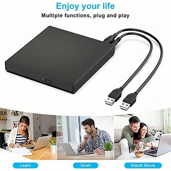💿Nemáte v notebooku optickou mechaniku? Už ne! Externí CD/DVD vypalovačka se slevou 50 % 📀