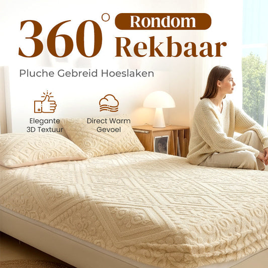 🔥 Speciální nabídka: 360° elastické, měkké pletené napínací prostěradlo