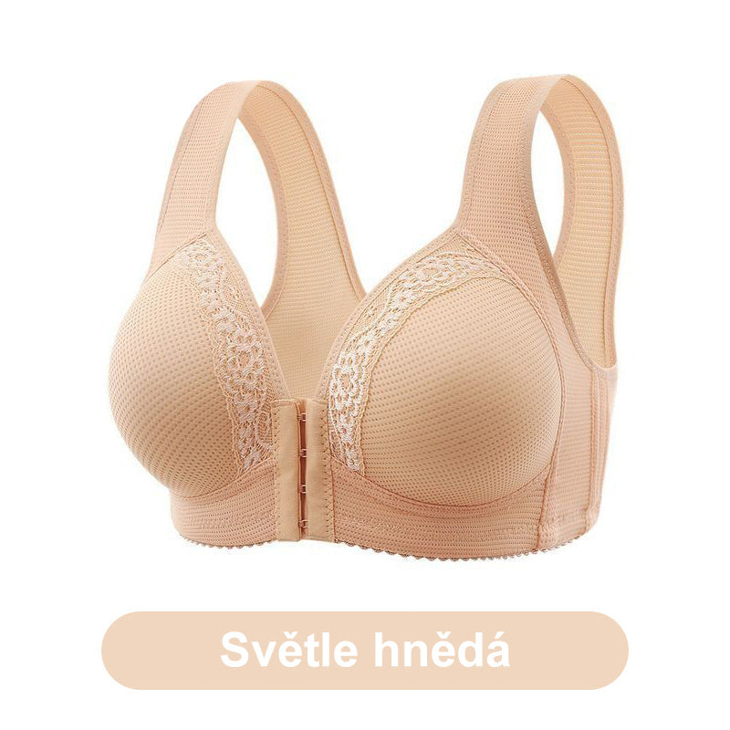 Prodyšná - Podprsenka nadměrné velikosti bez ocelového kroužku [1+1 zdarma]
