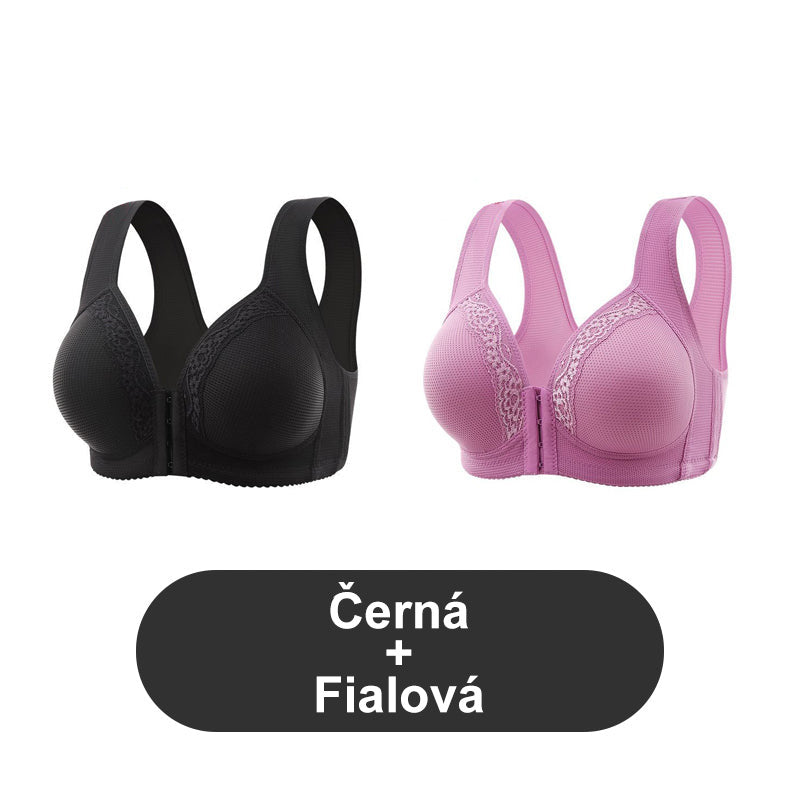 Prodyšná - Podprsenka nadměrné velikosti bez ocelového kroužku [1+1 zdarma]