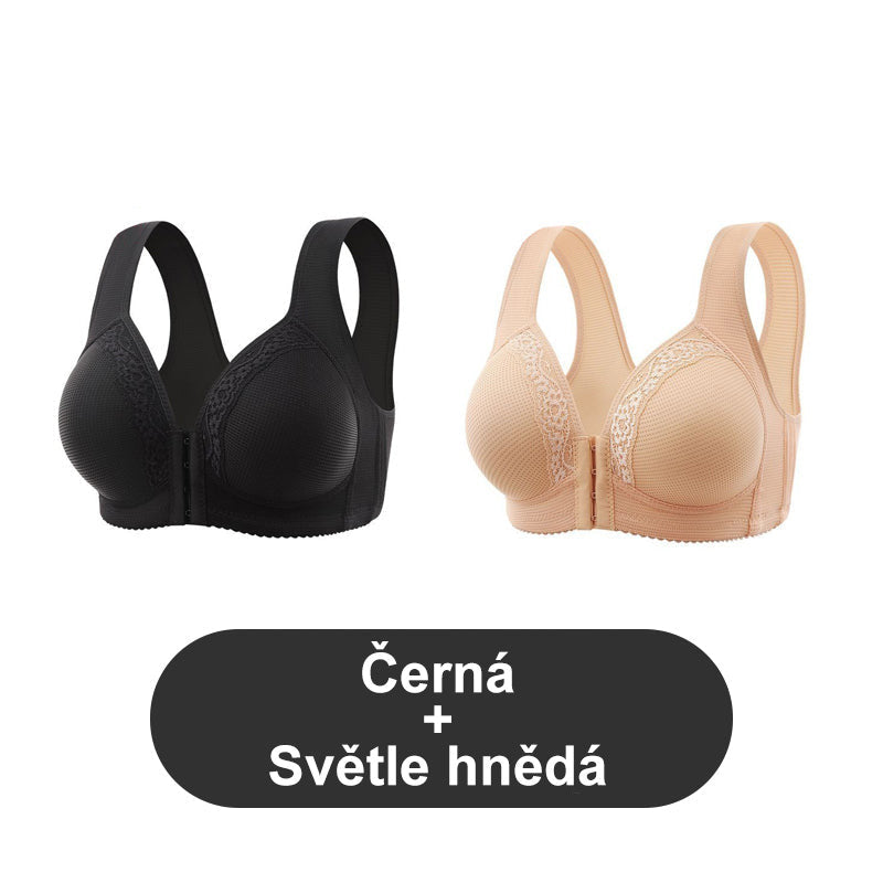 Prodyšná - Podprsenka nadměrné velikosti bez ocelového kroužku [1+1 zdarma]